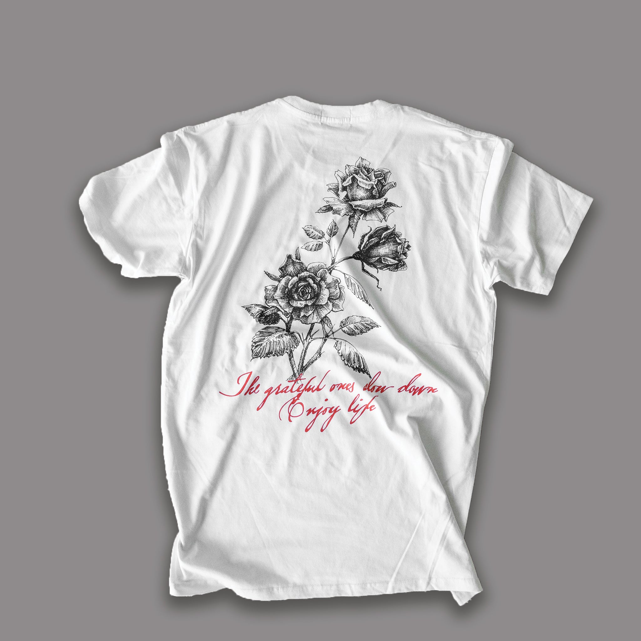 Slow Down Tee - White